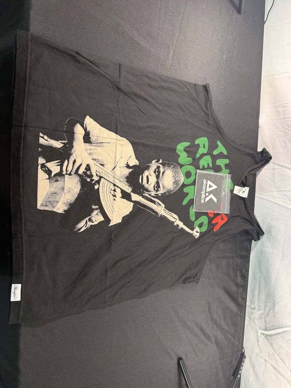 Akomplice The Realer World Tank Top Black Size 2XL